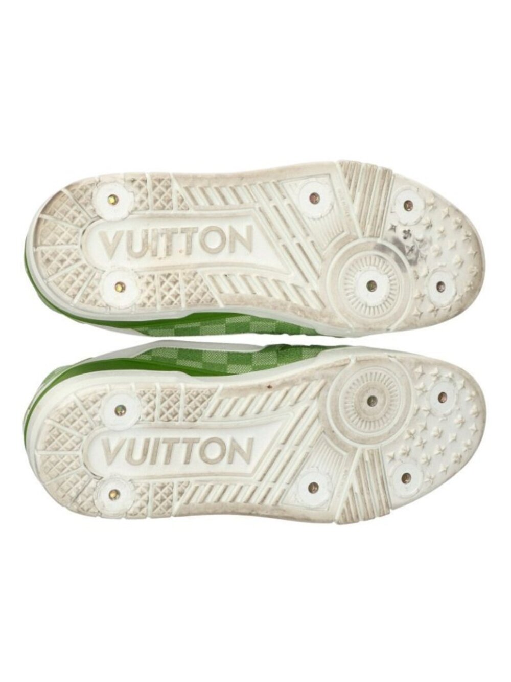 Louis Vuitton LV Sneakers Damier Pattern Golf Leather Sneakers - Picture 2 of 4